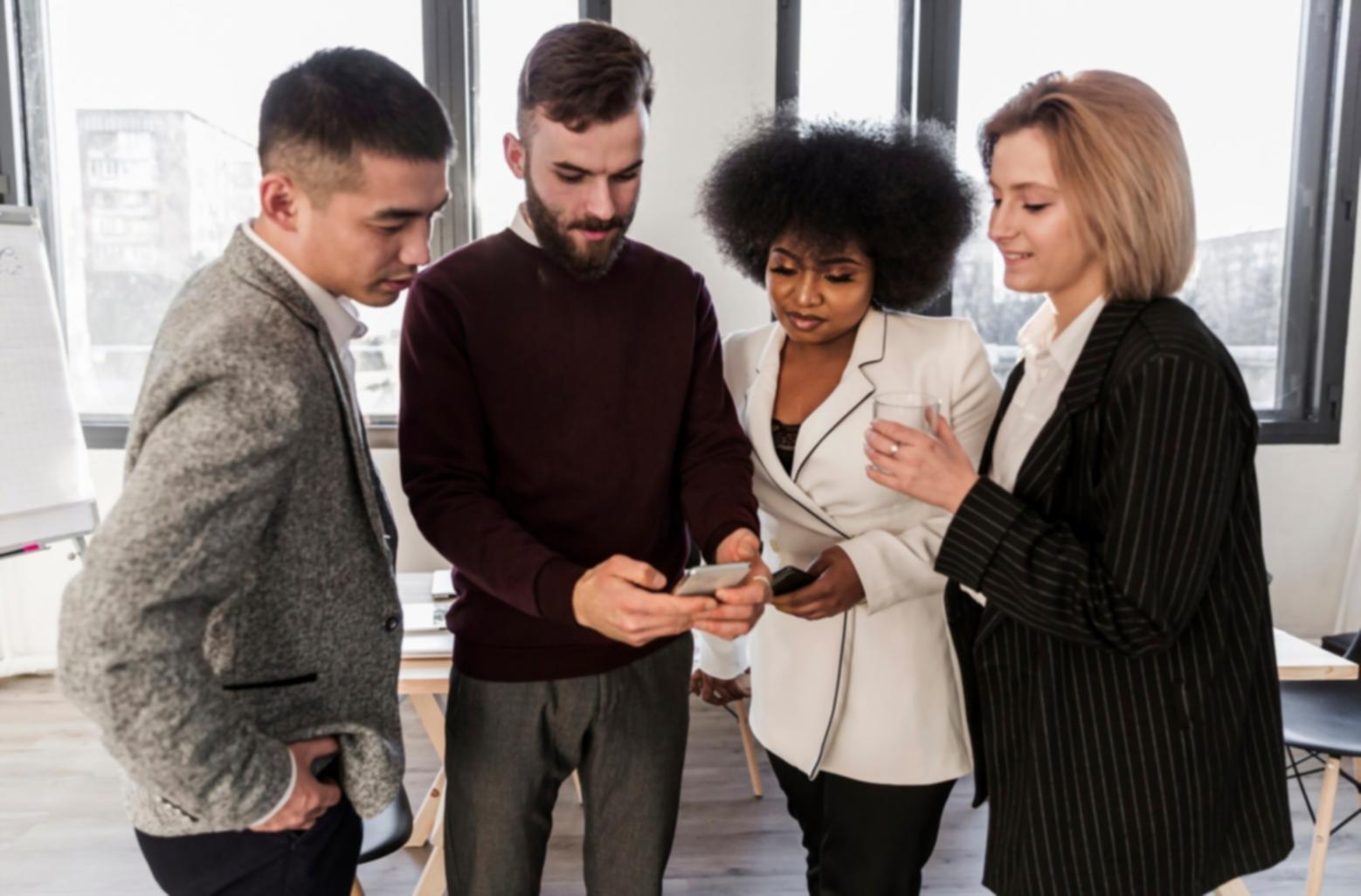 Teamarbeit bei der Budgetplanung